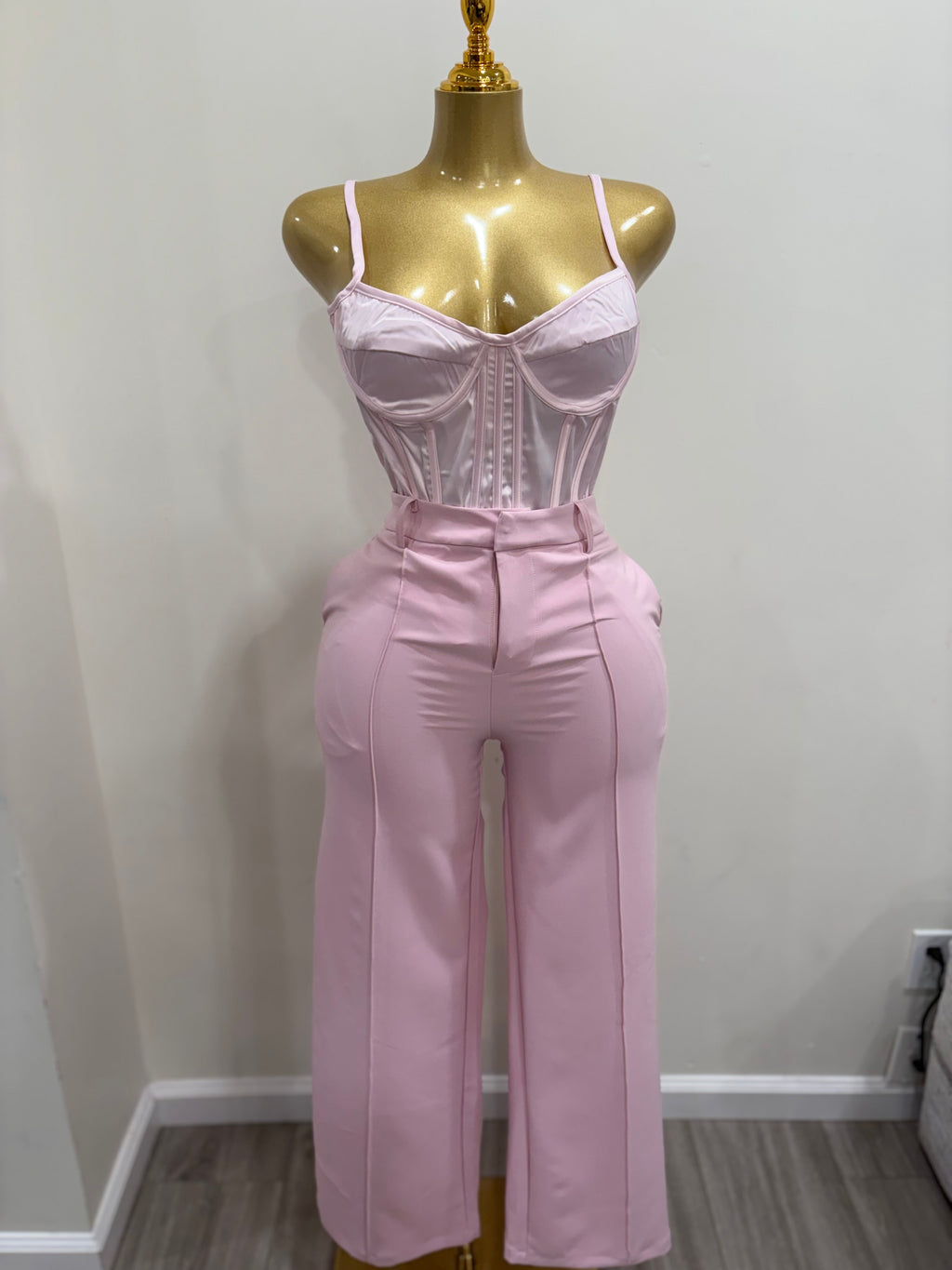 pink corset